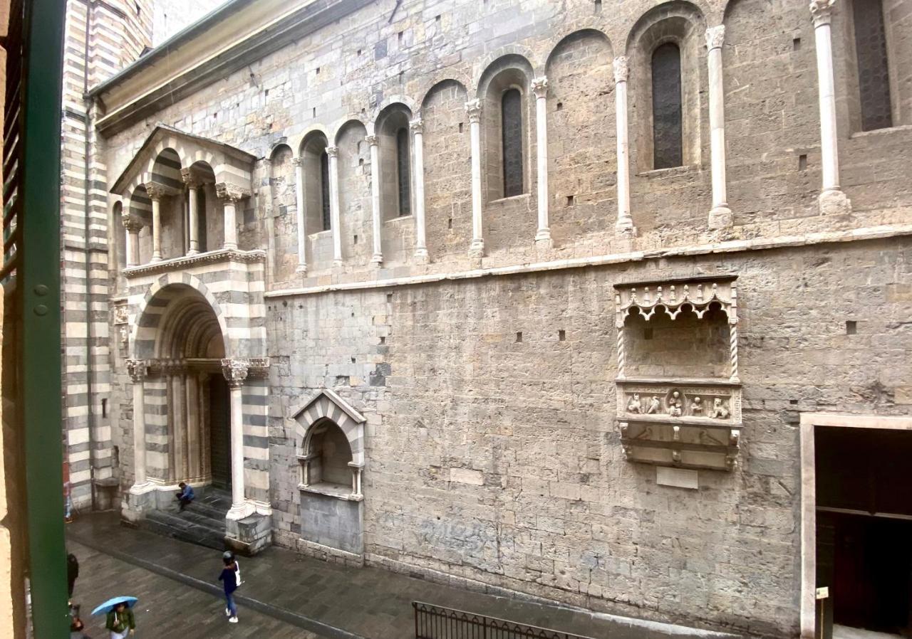 Amazing San Lorenzo 19, Rolli Palace Unesco - Stunning View Overlooking The Cathedral - Free Private Parking- Genova Esterno foto